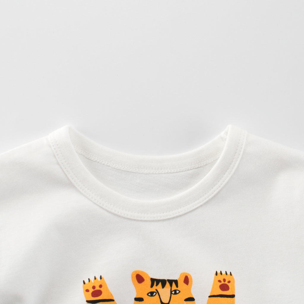 Cartoon Tiger Outfit for Girls Kids Clothing