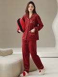 Matching Couple Pajama Set – Cozy Long Sleeve Lounge Suit