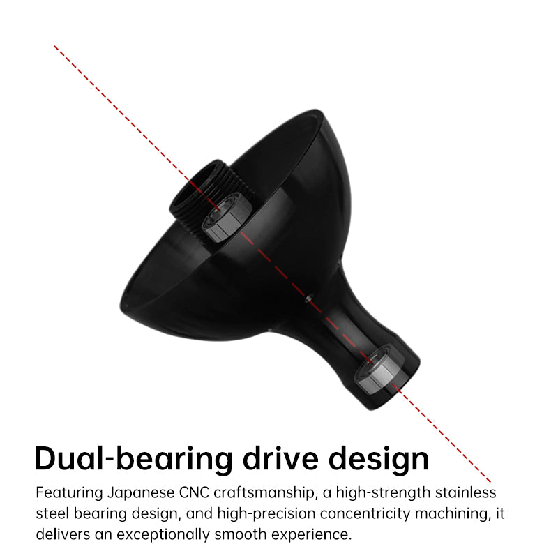 CNC Aluminum Fishing Reel Handle Knob, Ergonomic Metal Crank Grip DIY Modification Part for Spinning & Baitcasting Reels