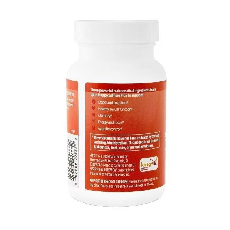 Happy Saffron Plus – Saffron Capsules for Mood & Wellness Support