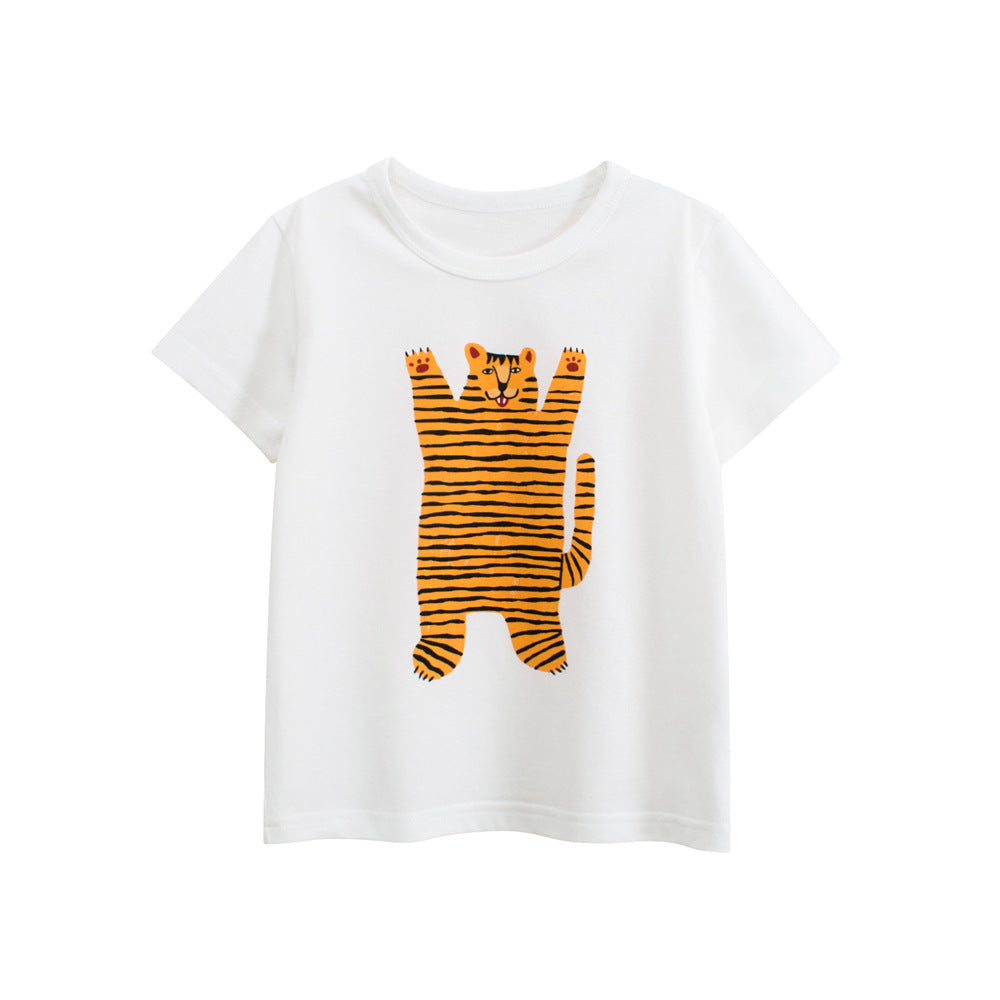 Cartoon Tiger Outfit for Girls Kids Clothing